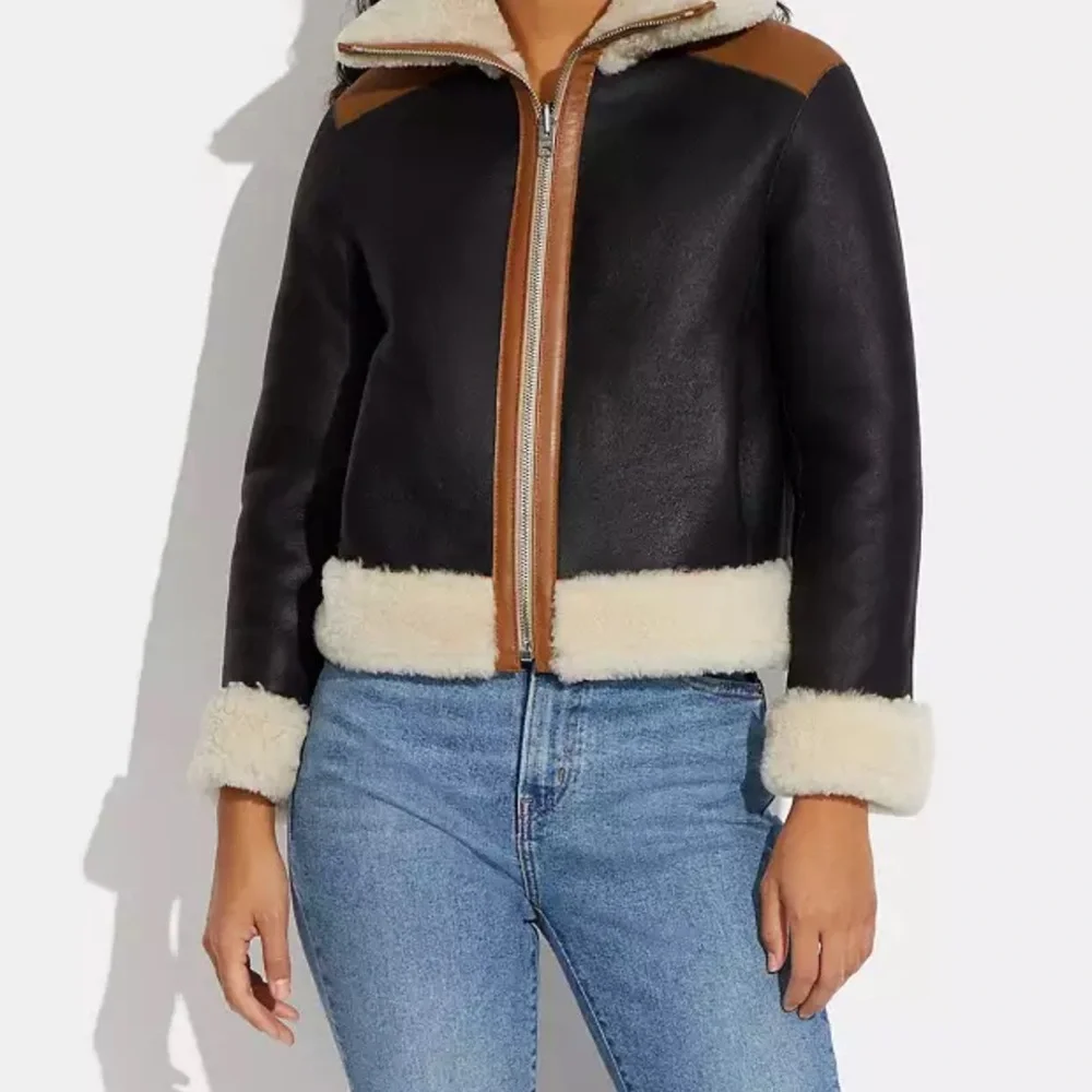 Coach Reversible Shearling Jacket - Picture 5 of 6